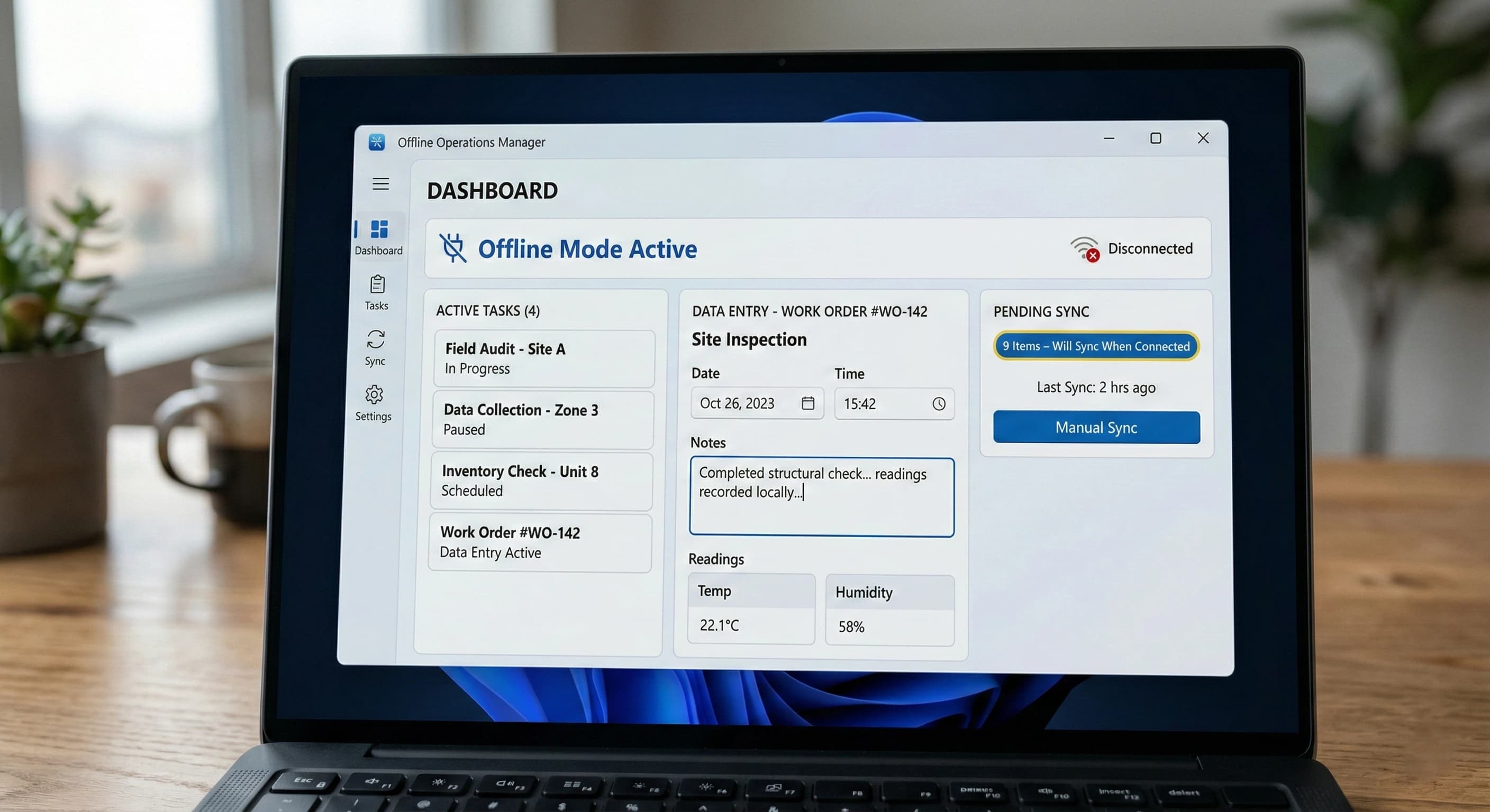 Offline desktop tool