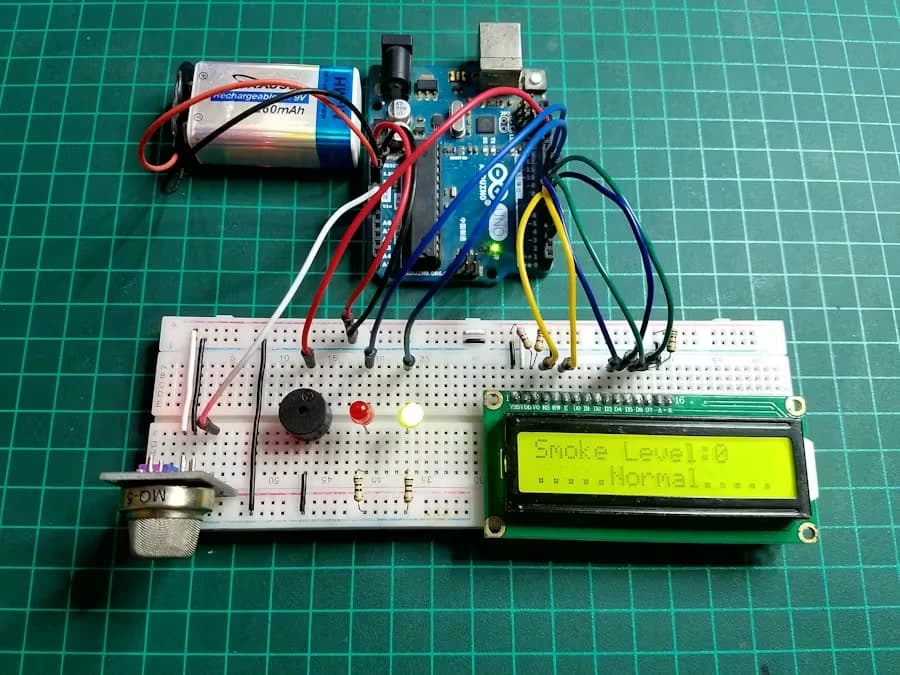 Detector inteligent de gaz și fum